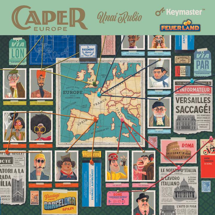 Immagine prodotto Feuerland Caper Europa. Gioco da tavolo, per 2 giocatori, da 10 anni, edizione DE. (Tedesco)