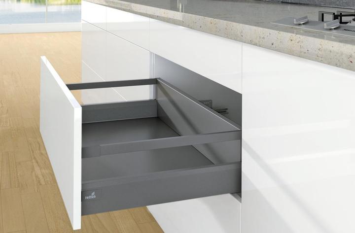 Produktbild Hettich Längsreling für Frontauszüge mit Reling / Doppelreling ArciTec (30 Stk.)