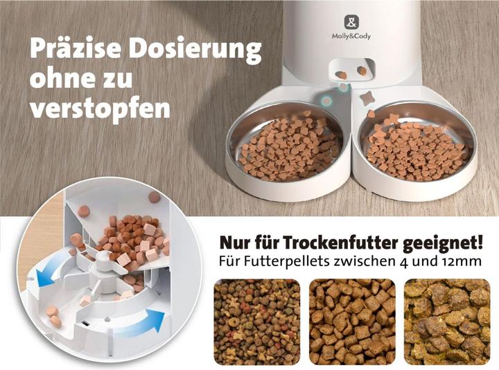 Image du produit Molly&Cody Distributeur automatique de nourriture pour animaux domestiques LUCKY (4 l)