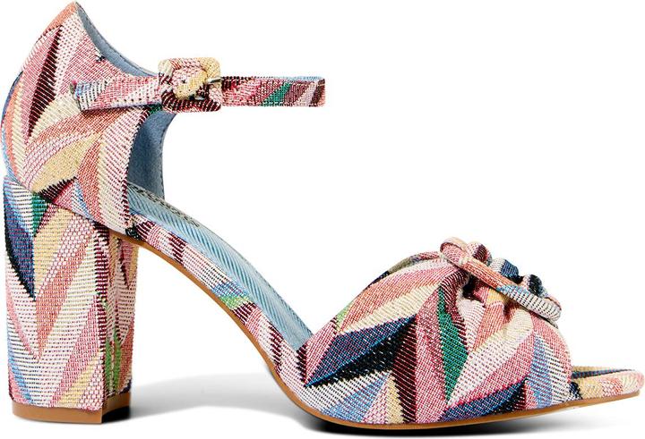 Actual product image Joe Browns Metallic Jacquard Chunky Block Heels (41)