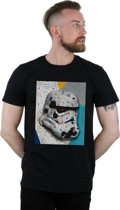Image du produit Star Wars - T-shirt STORMTROOPER PATTERN HELMET - Homme (S)