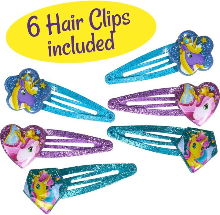 Produktbild Craze Galupy Einhorn Haarspangen Haarclips 6er Pack (6 Stk.)