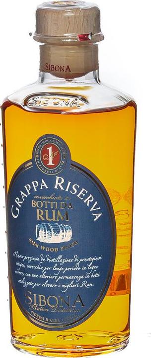 Actual product image Sibona Grappa Riserva B.Rum Grappa,5l