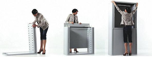 Actual product image Paperflow easyOffice roller shutter cabinet (47.5 x 49 x 104 cm)
