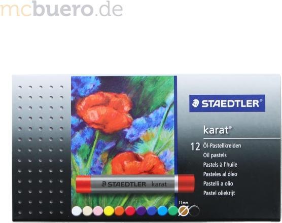 Actual product image Staedtler 2420 Oil pastel crayon cardboard box with 12 pieces, assorted (Sorted, 1 x)