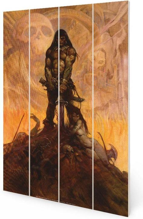 Image du produit Frank Frazetta - Art mural BARBARIAN (59 x 40 cm)