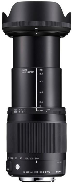 Produktbild Sigma 18-300mm DC Makro OS HSM (C), Canon EF-S (Canon EF-S, APS-C / DX)