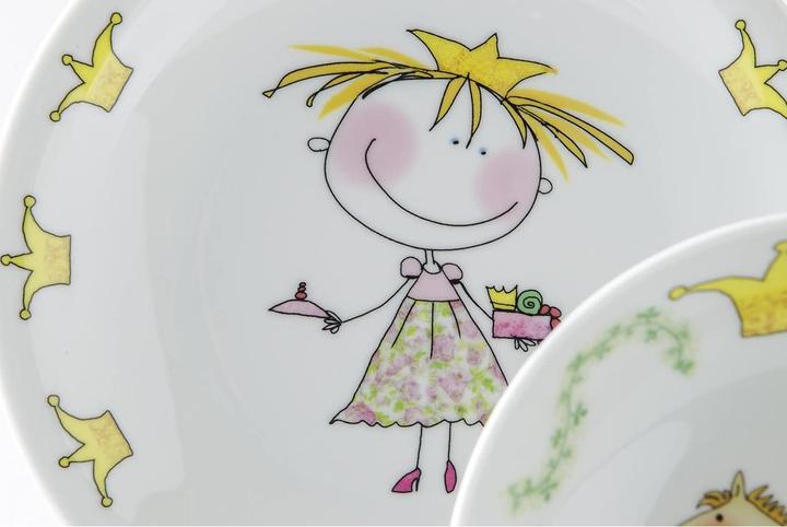 Image du produit Kahla Vaisselle en porcelaine 3 pièces pour enfants Princesse de conte de fées