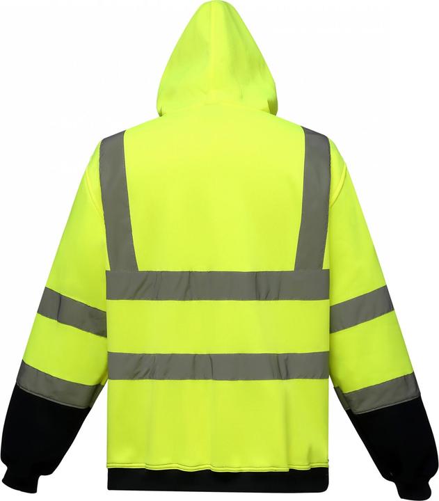 Actual product image Yoko Sweatshirt high visibility zipped hoodie (XL)