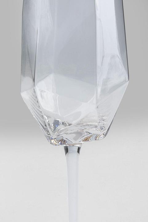 Produktbild Kare Design Sektglas Diamond Gold Rim (36 cl, 1 Gläser, Sektgläser)