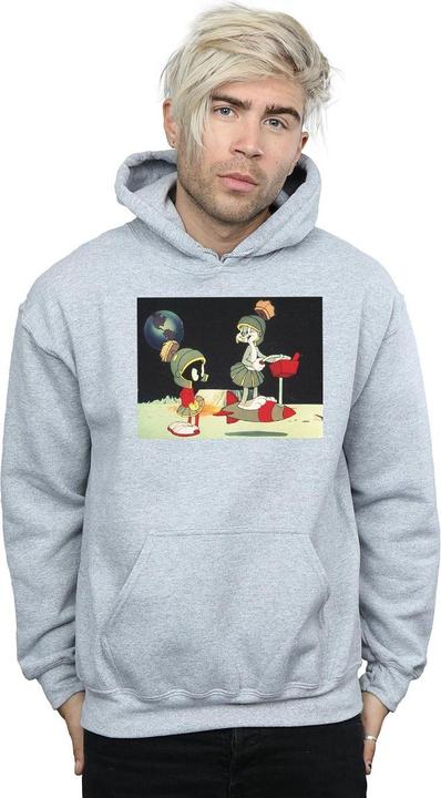 Actual product image Looney Tunes Mens Bugs Bunny Spaced Hoodie (S)