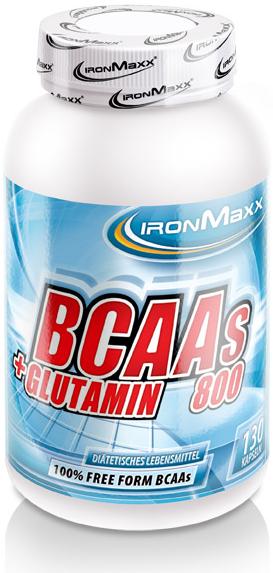 Immagine prodotto IronMaxx BCAA e glutammina 800 (130 Pezzo/i, Pillole, 500 g)