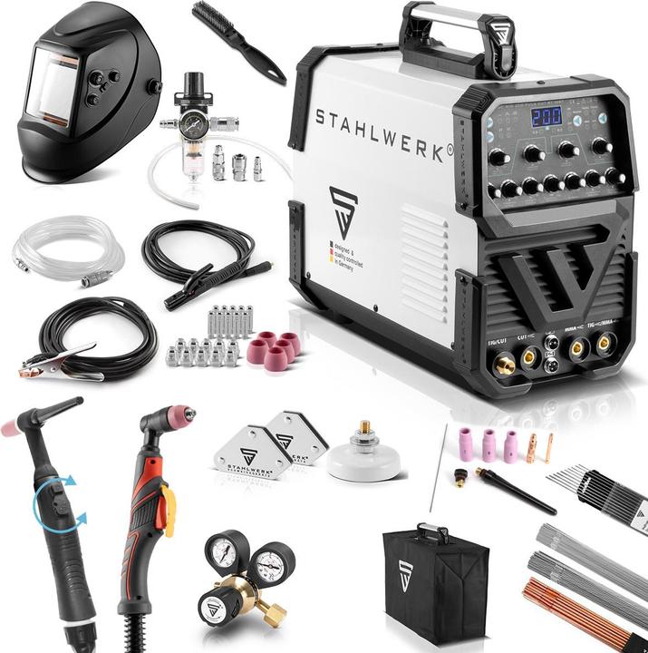 Actual product image Stahlwerk AC/DC TIG 200 pulse welder with full plasma equipment