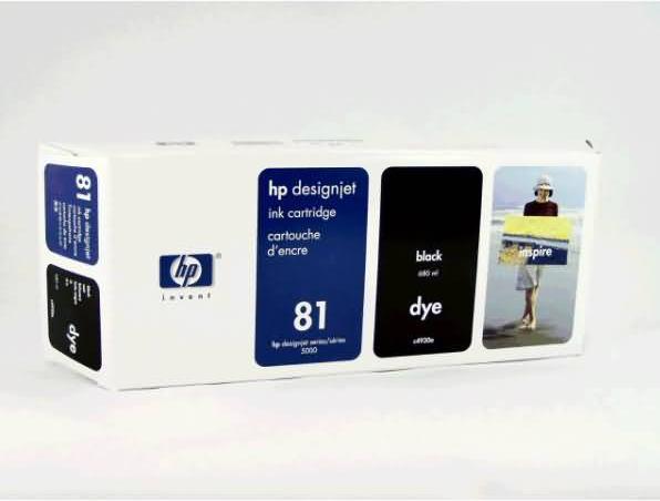 Actual product image HP C4930A81 ink cartridge black 1,400 pages 680ml Black DesignJet D 5800 5000 (FC)