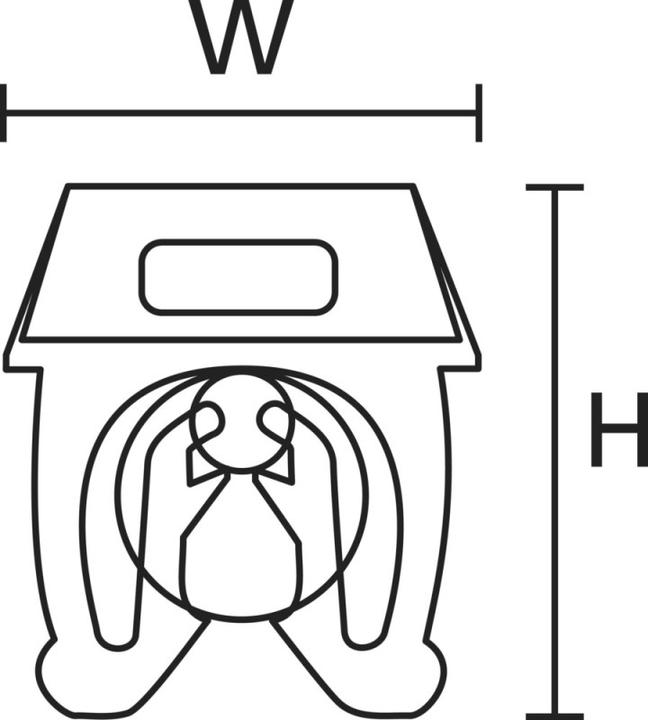 Actual product image HellermannTyton WIC0-2-PA66-YE (1000) Marking clip imprint 2 561-00624