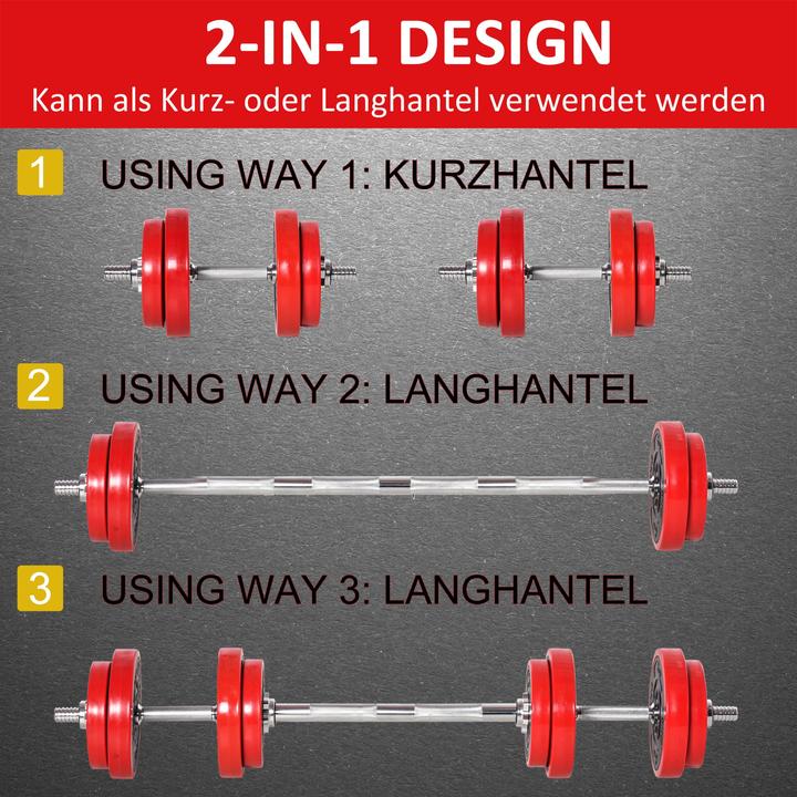 Actual product image Jamb Hantelset (4 x 2.5 kg, 4 x 1.25 kg)