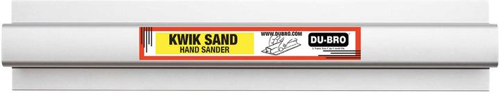 Actual product image Du-Bro DUBRO Kwik Hand Sander 297x63mm (11"x2,5") with 1x P80/150/220 sandpaper each, sanding pad (150, 220, P80)