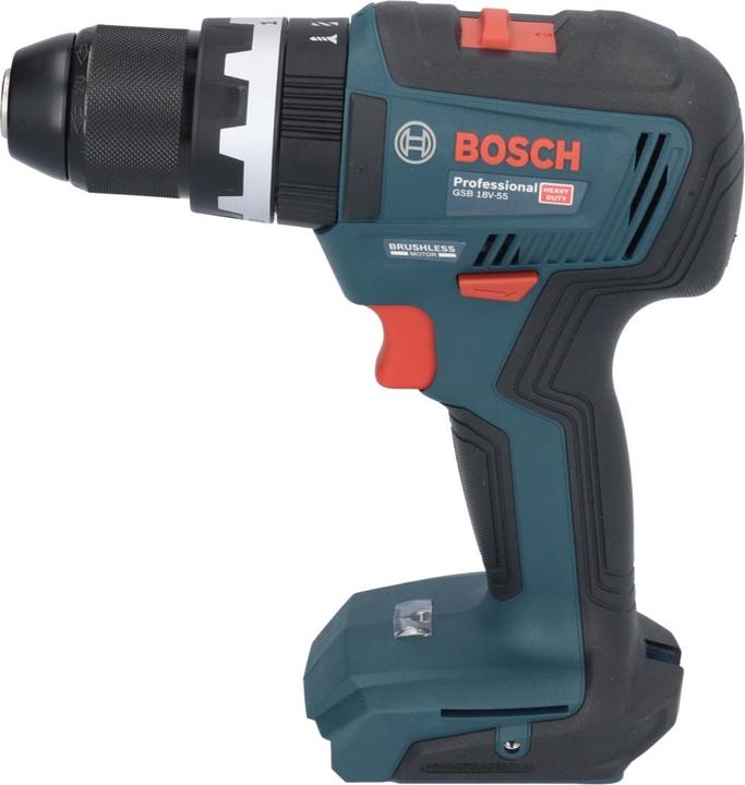 Productafbeelding Bosch Professional Bosch GSB 18V-55 Professional accu klopboormachine 18 V 55 Nm Borstelloos + 1x Accu 2.0 Ah + Lader (Oplaadbare batterij)