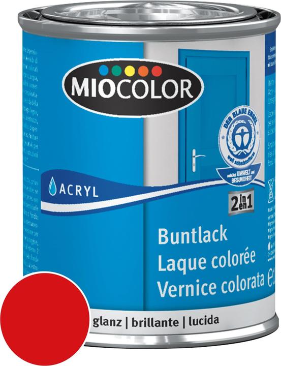 Image du produit Miocolor Acryl Laque colorée brillante (Rouge flammes, 0.13 l)