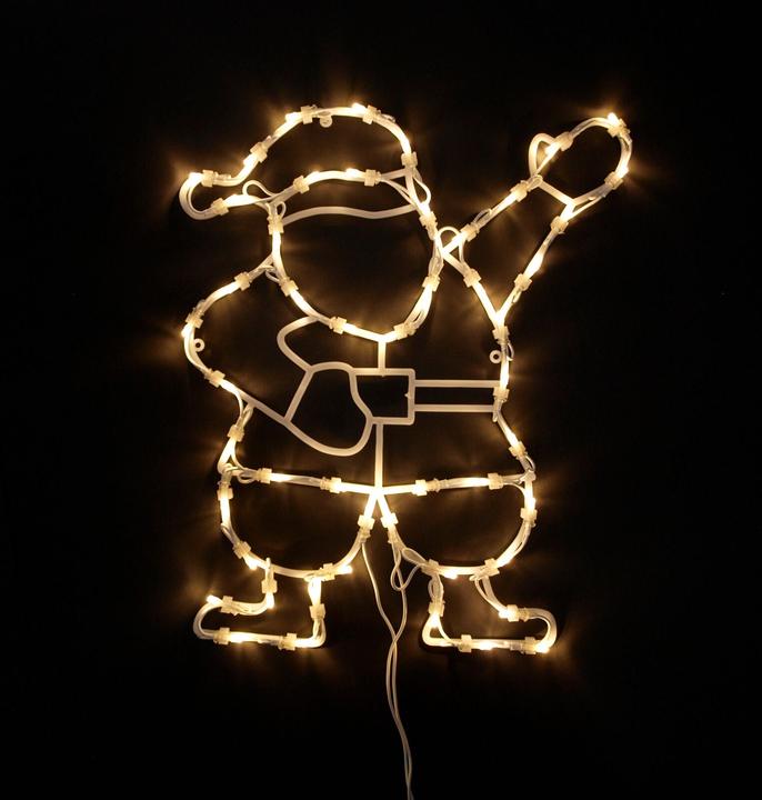 Produktbild Floki24 LED-Fensterbild WEIHNACHTSMANN mit Saugnapf