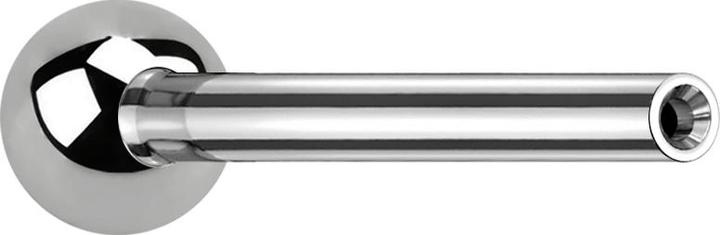 Produktbild Star Piercing Threadless Barbell-Stab silber mit Kugel (ohne Messing, Titan G23)