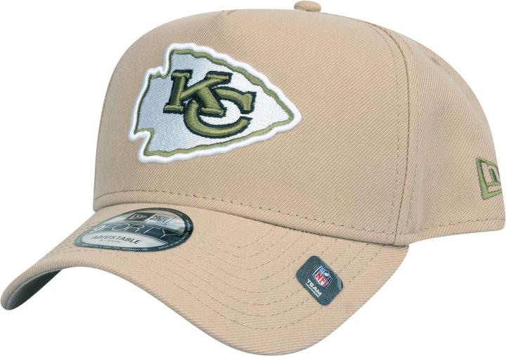 Image du produit New Era 9Forty A-Frame Cap - Kansas City Chiefs Camel Beige (Taille unique)