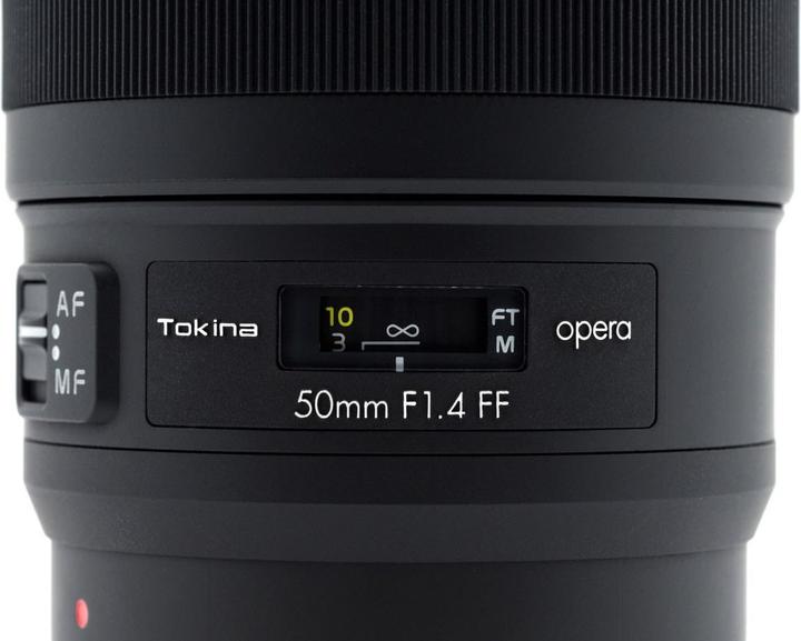 Productafbeelding Tokina Opera 50mm 1.4 FF, Nikon (Nikon F, Volledig formaat)