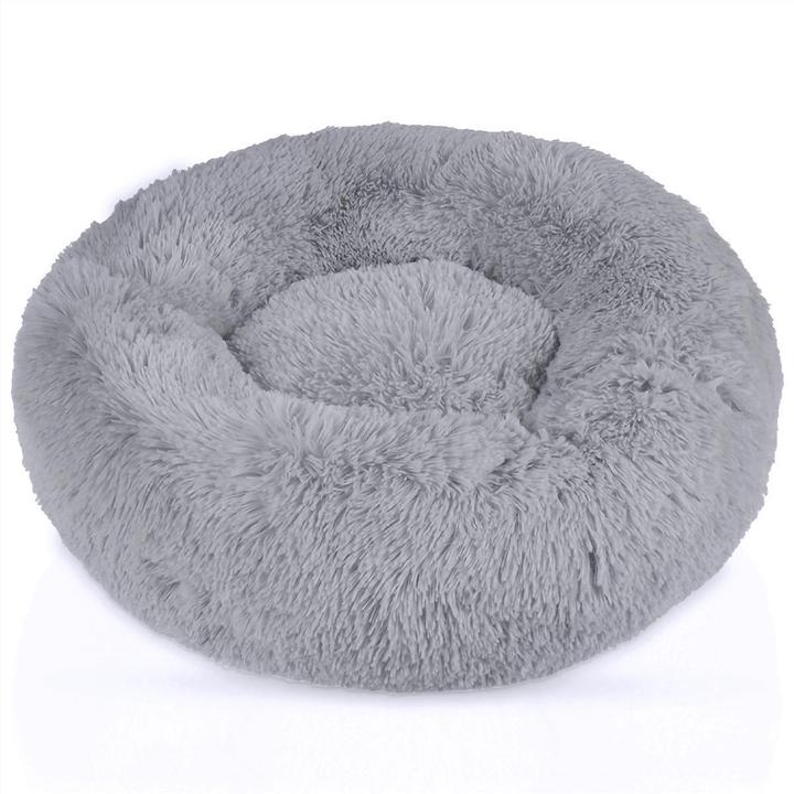 Actual product image Intirilife Pet Bed in Grey Diameter 100 cm (Dog, Cat)