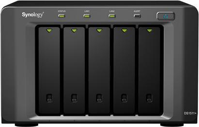 Produktbild Synology Disk Station DS1511+, 5x 2TB WD ECO