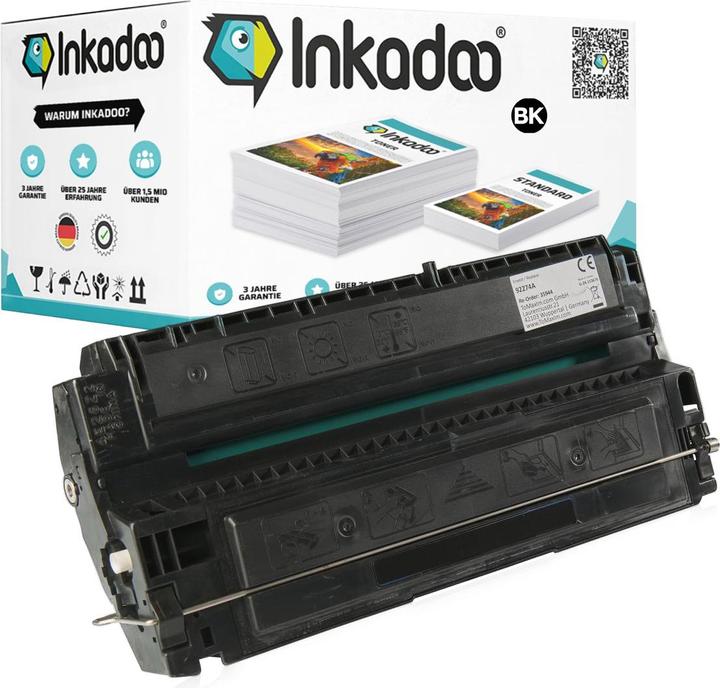 Produktbild Inkadoo Toner kompatibel zu HP 92274A / 74A Toner, schwarz Schwarz (BK)