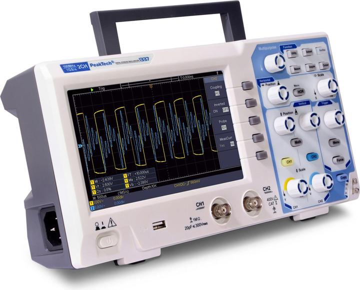 Actual product image Peaktech P 1337 Digital storage oscilloscope