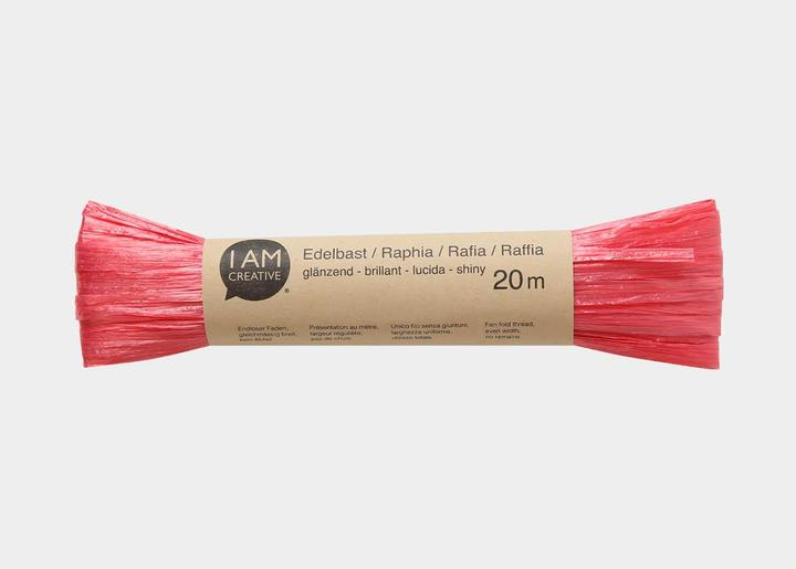 Actual product image I Am Creative Noble raffia glossy, salmon
