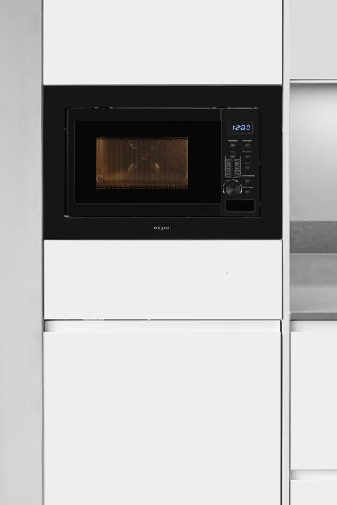 Actual product image Exquisit Built-in Microwave Black Digital (20 l)