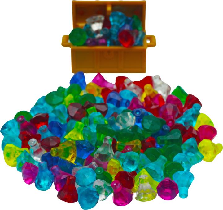 Productafbeelding LEGO Edelstenen Diamanten Juwelen Schat + Schatkist (30153, LEGO Accessoires)