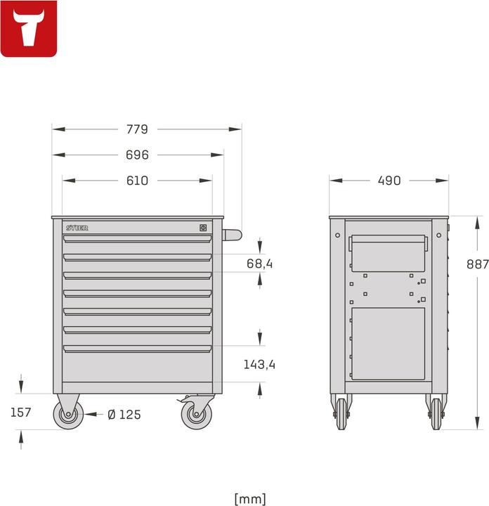 Produktbild Stier Werkstattwagen (7 x)
