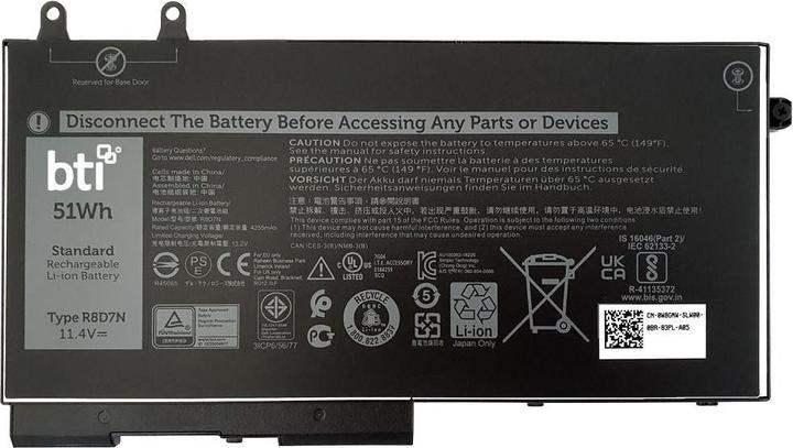 Produktbild Origin Storage BTI 7WNW1-, Akku, DELL, LATITUDE (3 Zellen, 4342 mAh)