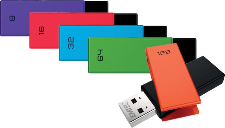 Actual product image Emtec C350 Brick (128 GB, USB-A, USB 2.0)