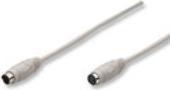 Immagine prodotto Maxxtro Prolunga per tastiera PS/2: 1,8m grigio (1.80 m, PS/2)