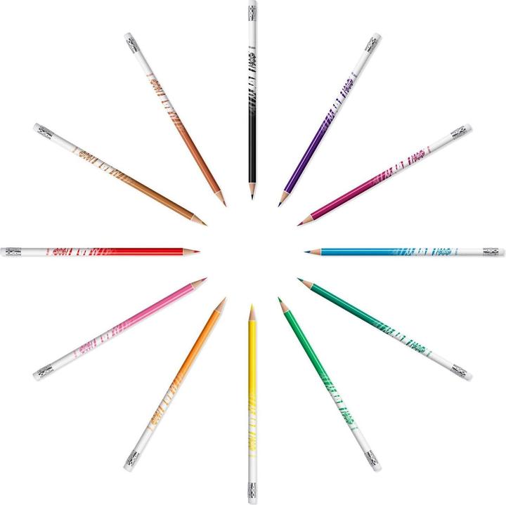 Produktbild Bic Kids Evolution löschbare Buntstifte (Sortiert, 12 x)