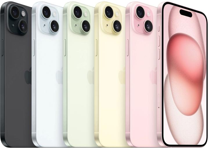 Produktbild Apple iPhone 15 Plus (256 GB, Yellow, 6.70", SIM + eSIM, 48 Mpx, 5G)