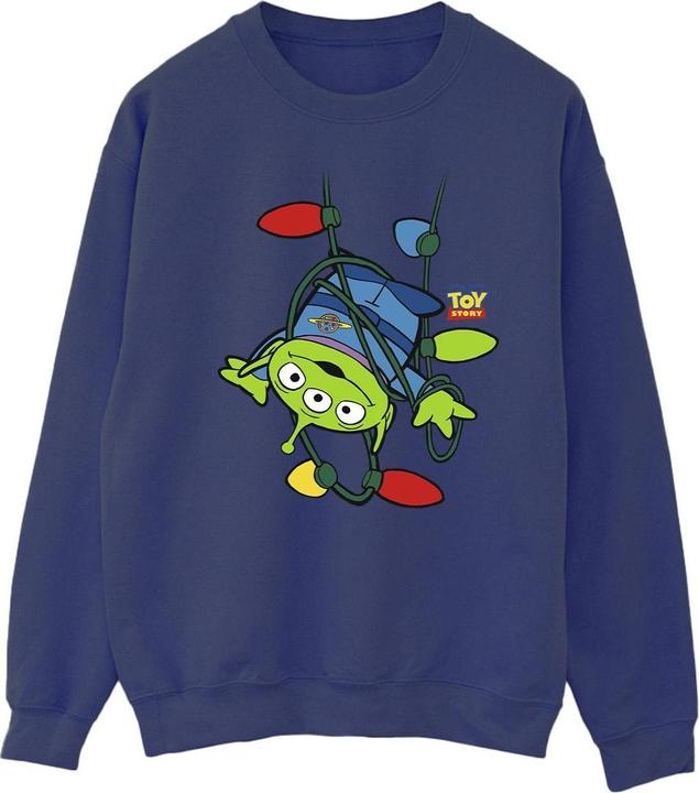 Disney Toy Story Christmas Lights Aliens Sweatshirt (M)