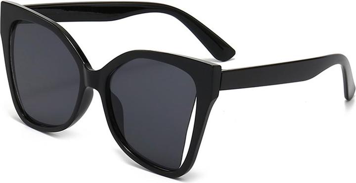 Image du produit Techsuit - Sunglasses (5335) - for Women with PC Frame and Lens, Butterfly Shape - Black / Gray
