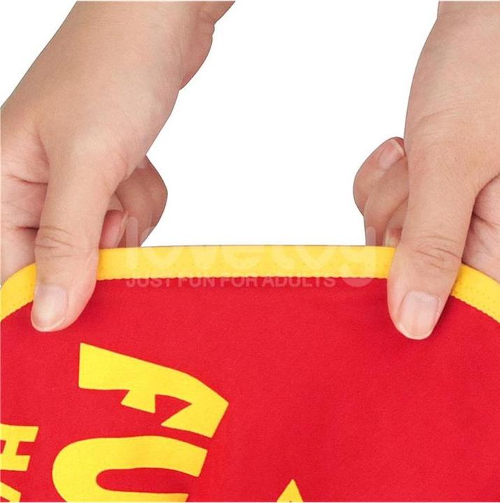 Productafbeelding Lovetoy Bedrukt vibrerend sexy slipje "Fuck Hard" (L, XL)