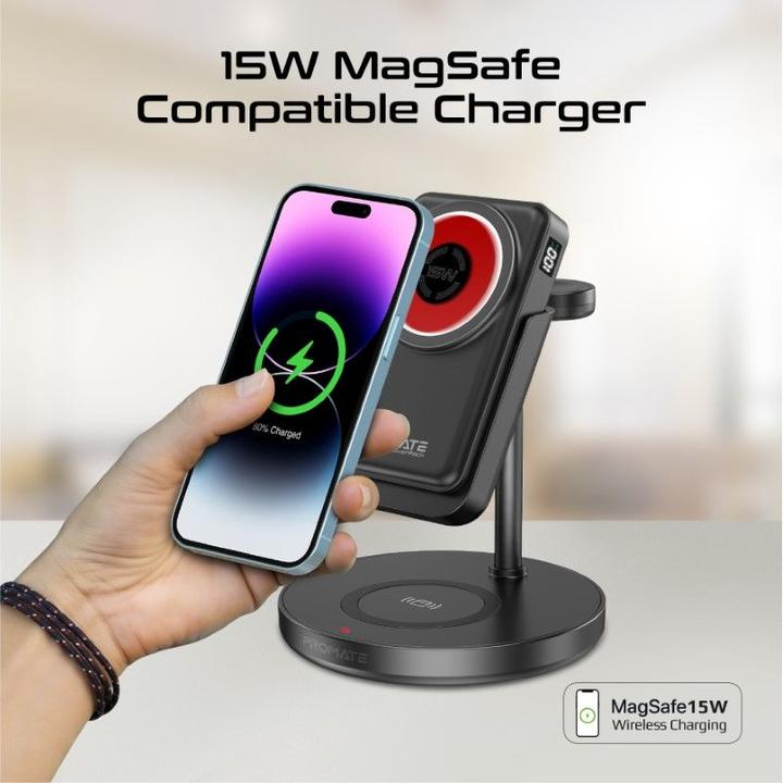 Image du produit ProMate RoverPack4-in1 Station de recharge avec powerbank (15 W)