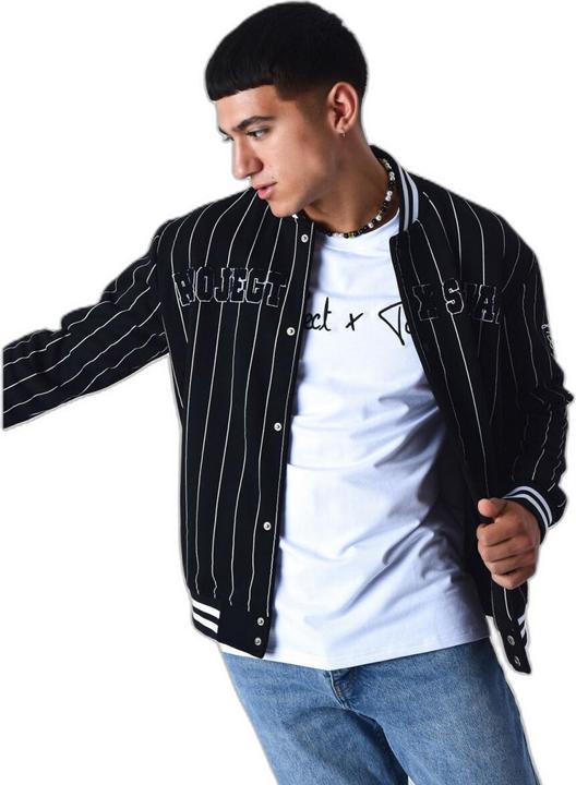 Image du produit Project X Paris veste style universitaire à rayures (XL)