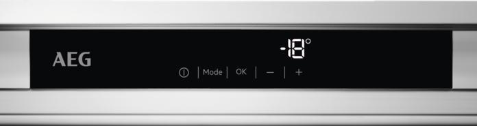 Image du produit AEG TAB7N12EF Congélateur encastrable / 1225 mm / 122 L / NoFrost / Alarme température / Porte fixe / (Encastrable, 122 l)
