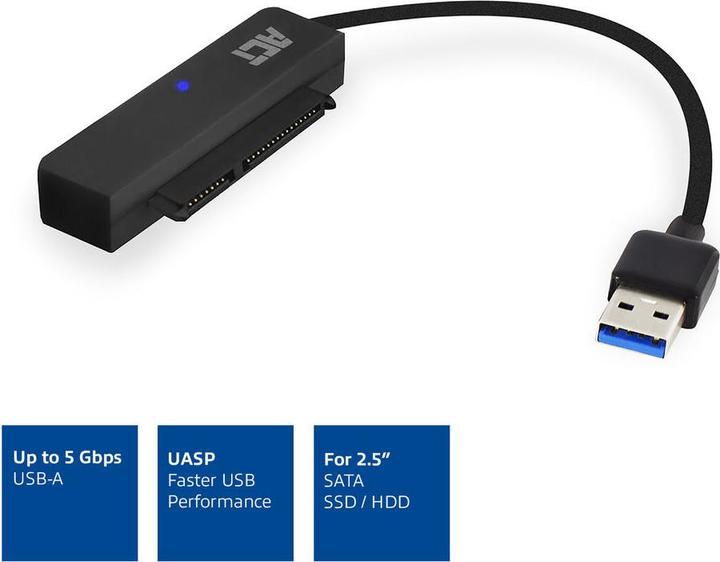 Immagine prodotto Cavo adattatore USB per HDD/SSD SATA da 2,5 pollici