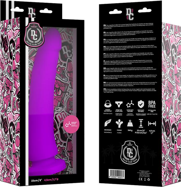 Produktbild Delta Club Toys Dildo Lila Silicona Medica 23 X 4.5 cm