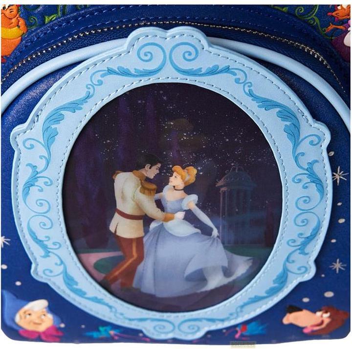 Actual product image Loungefly Disney by Mini Rucksack 75th Anniversary Cinderella Lenticular