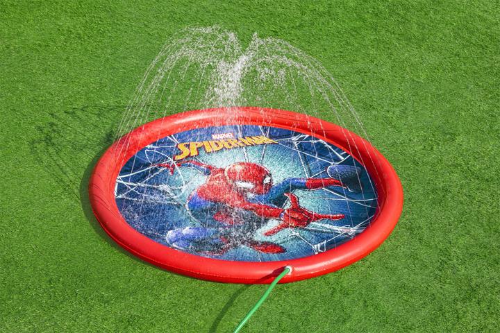 Immagine prodotto Bestway Tappeto gonfiabile per piscina con fontana Spider-Man 165 cm 98792